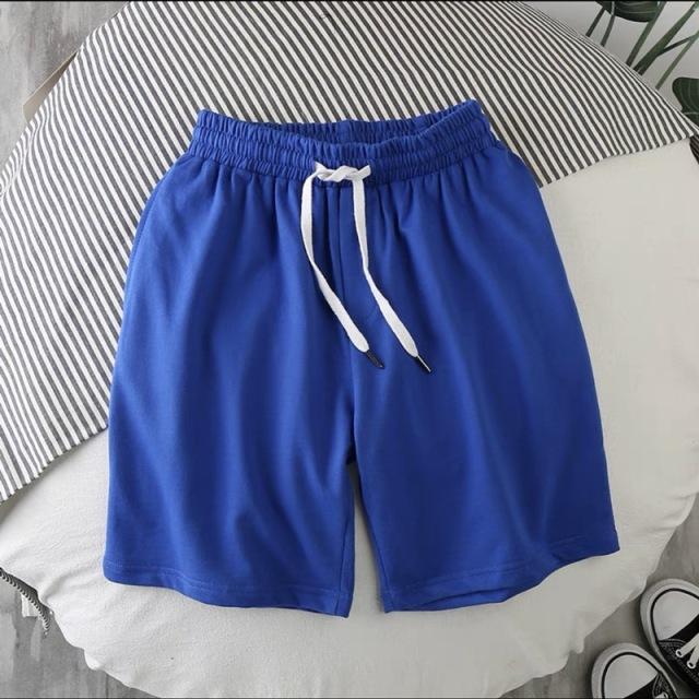 Sommer Männer Mesh-Gym Bodybuilding Casual Lose Shorts Jogger Im Freien Fitness Strand Kurze Hosen Männliche Marke Sweatpant M-5XL L blau