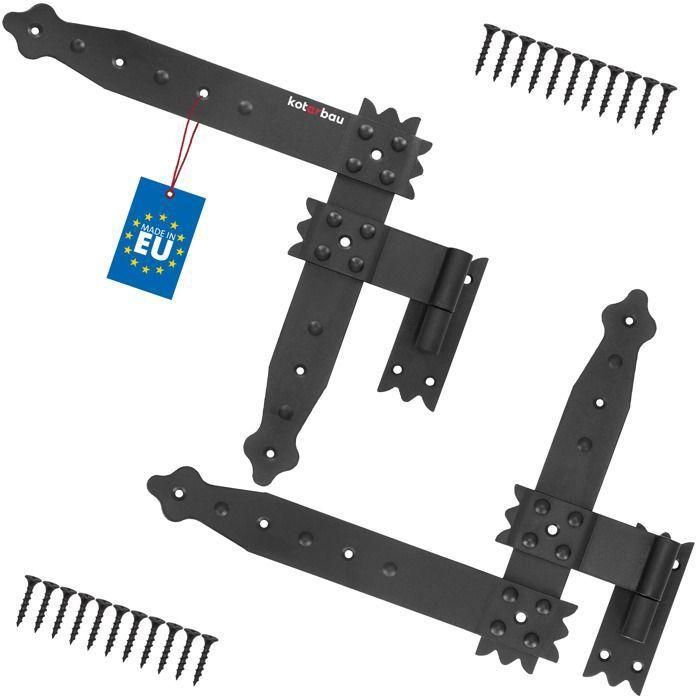 Eckiger Schrank KOTARBAU Eckiger Schrank mit Metallrahmen - Montage von Fenstern, Türen und Toren - Schwarz - 250 x 230 mm