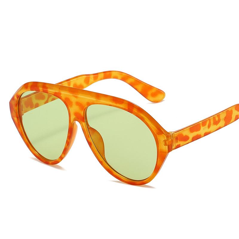 Retro Große Fassung Damen Runde Sonnenbrille Pilot Schwarz Rund Verlauf Cool Herren Sonnenbrille Einteilig Designer Sonnenbrille MULTI