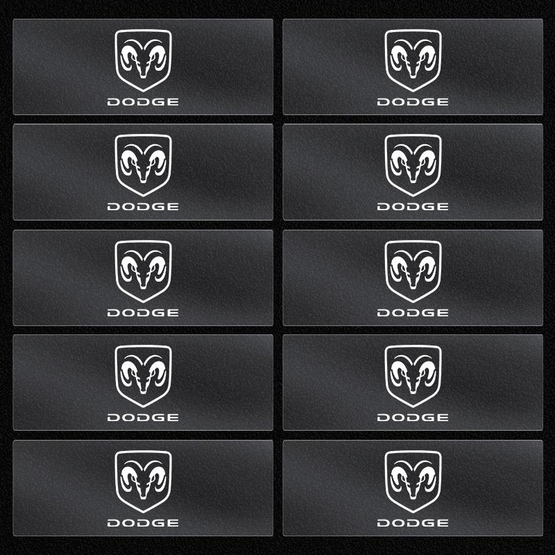 Neuer Autoaufkleber für den Innenraum Aufkleber für die Mittelkonsole Emblem für Dodge Journey Caliber Challenger Charger Ram 1500 Stratus Dart Dakota Durango 10pcs