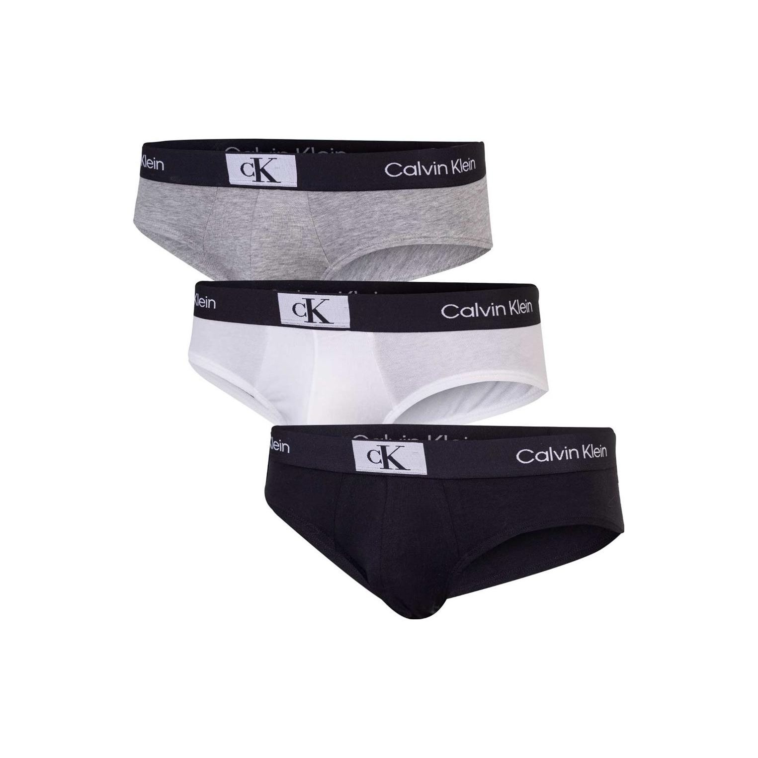 Calvin Klein Einfarbig Elastischer Bund Buchstabenprint Slim Fit Unterwäsche Herrenunterwäsche NB3527A-6H3 XL gray