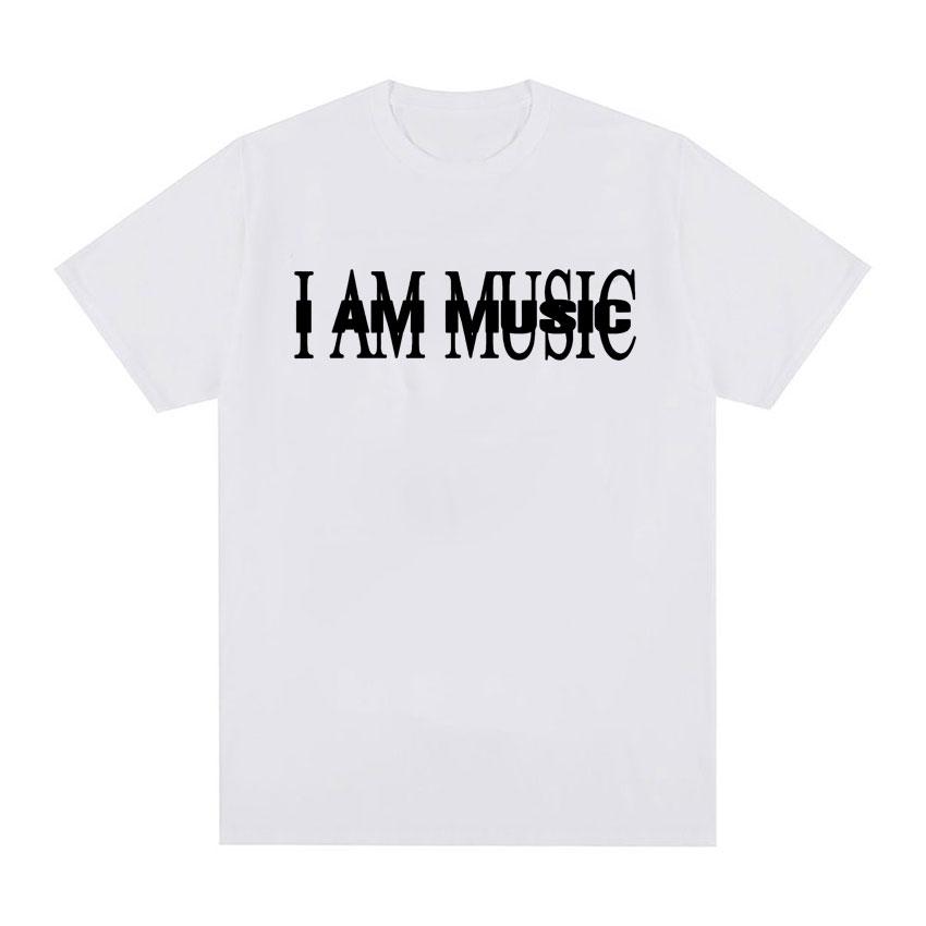 Playboi Carti I Am Music Album Print T-Shirt Y2K Meme Opium Ken Carson Destroy Lonely T Shirts Unisex Damen Mode Vintage T Shirt XXXL weiß
