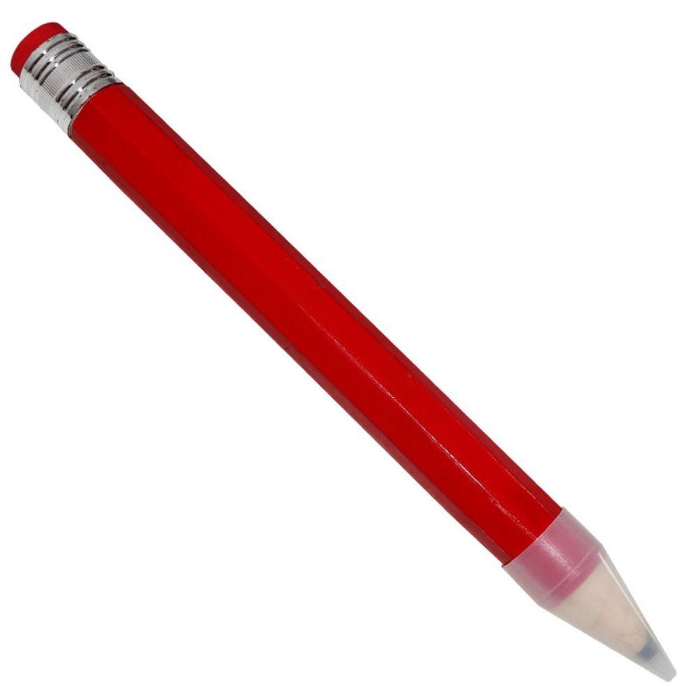 Mit Radiergummi Riesiger Bleistift 18/35CM Großer Holzbleistift Hohe Qualität Riesiger Bleistift Künstler Red 35cm