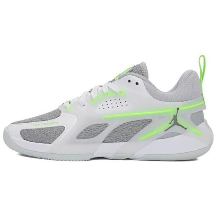 Jordan WMNS JORDAN Rutschfeste Verschleißfeste Low-Top Basketballschuhe Damen Weiß Grau Jordan FZ2473-103 40.5