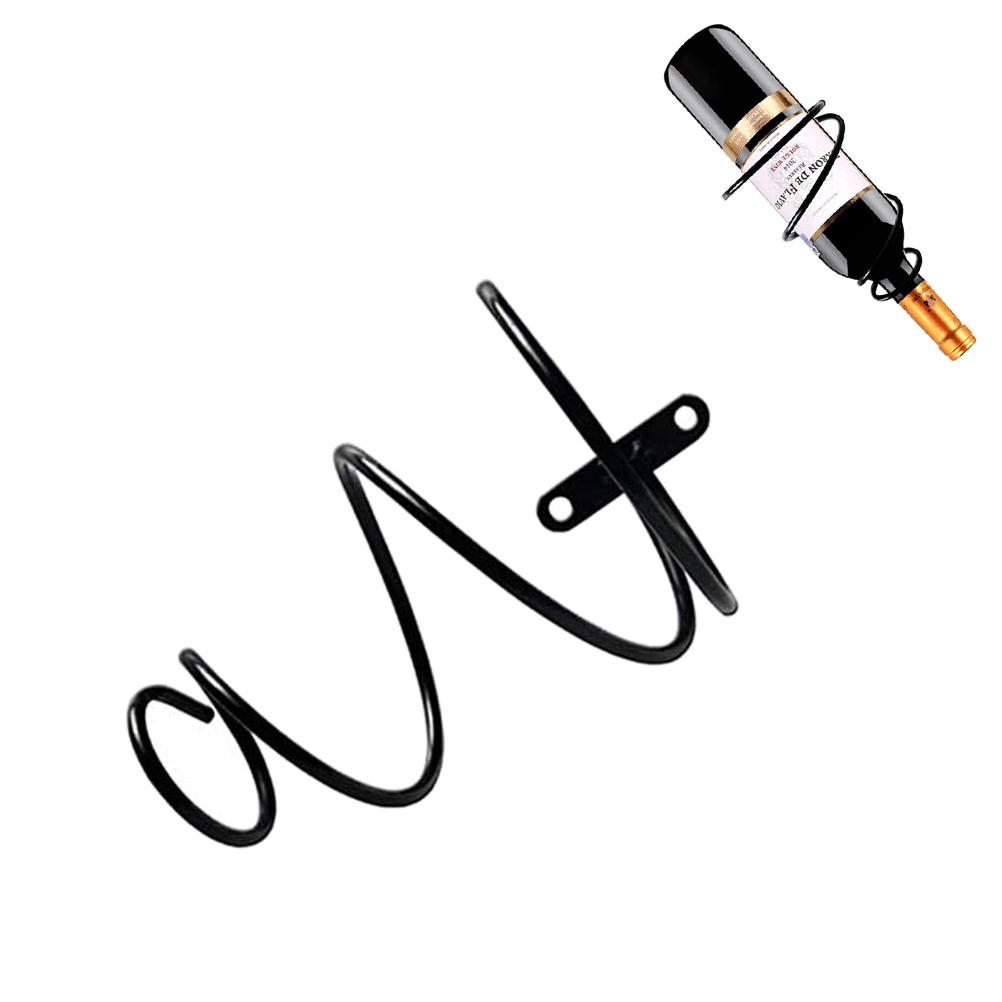Eisen Wand Wein Flasche Rack Halter Wand Montiert Wein Racks Fest Wein Display Stand