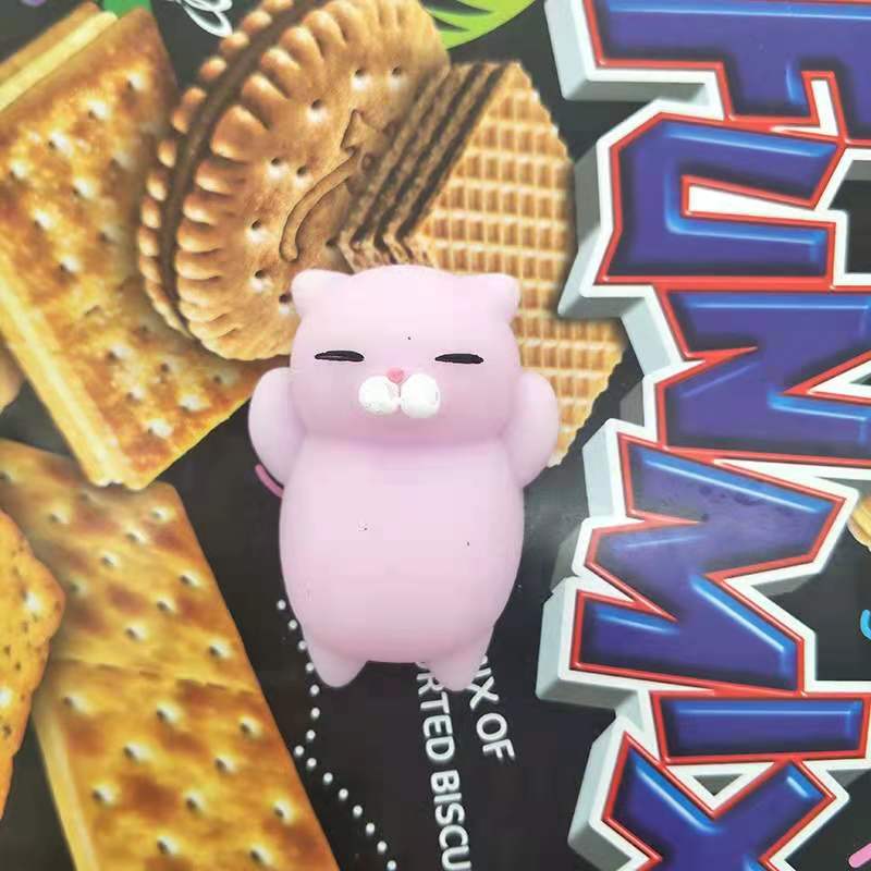 Stressabbau-Spielzeug, Quetschspielzeug, weiches Mochi-Katzenspielzeug, süßes Mini-Tierspielzeug, Geschenk für Geburtstagsfeiern, Ostereierfüller, Belohnung für das Klassenzimmer