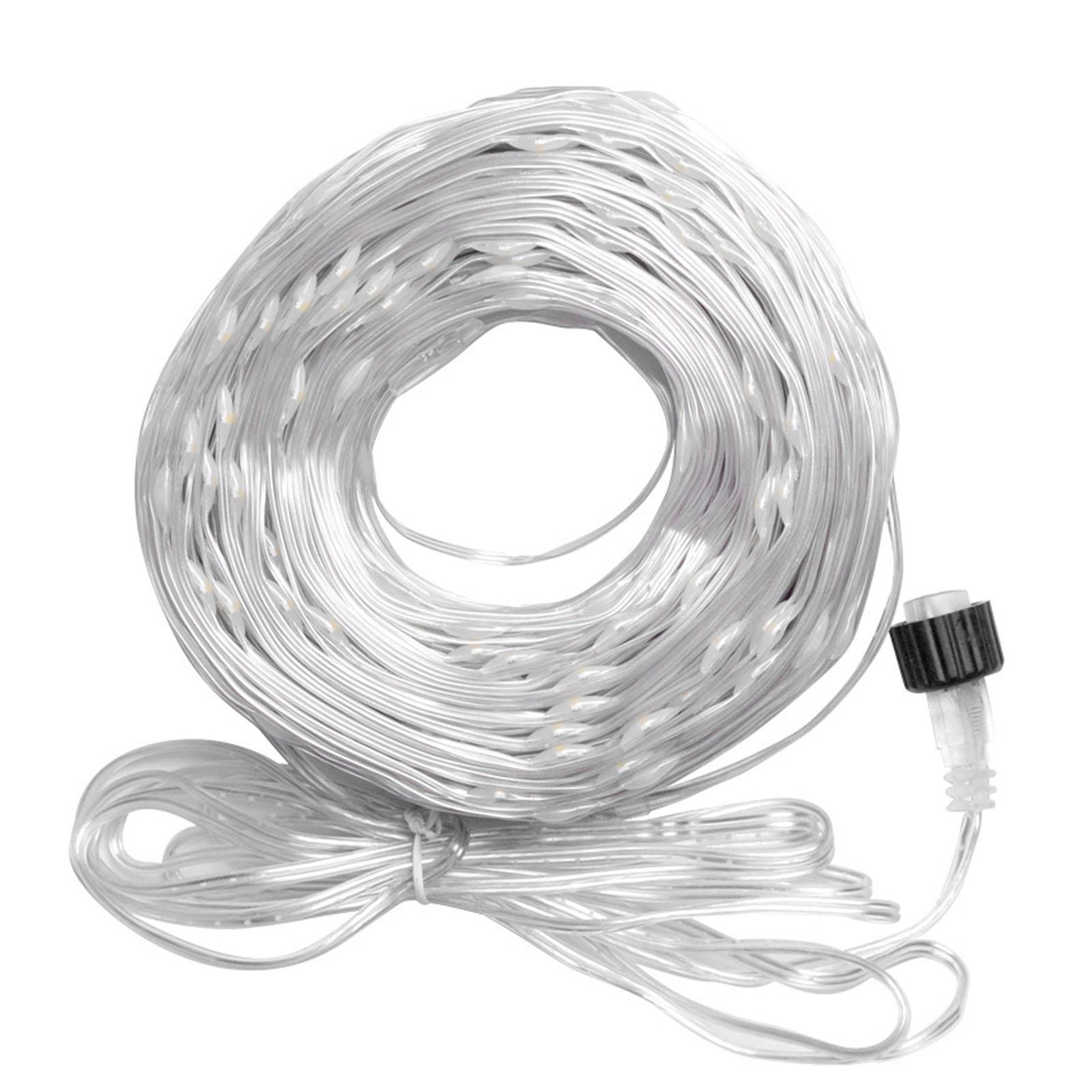 100 LED Lichterketten 33ft 8 Modi Warmes Licht Ändern Wasserdichte Twinkle Fairy Tube Streifen Licht für UK Plug transparent