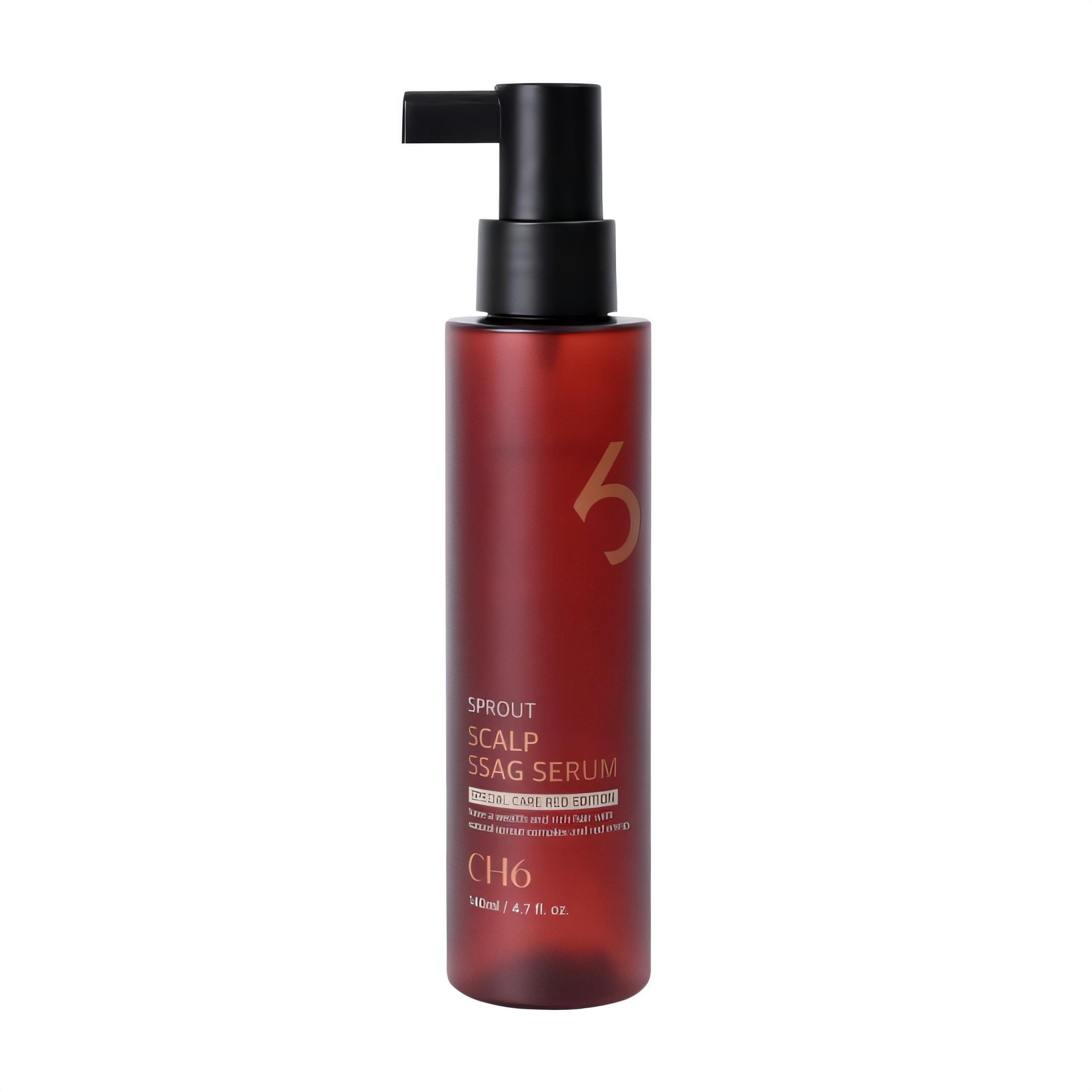[CH6] SSAG Kopfhautserum ROTE Edition - Haarausfall-Pflege, Kopfhautkühlung & Antioxidative Essenz (140ml) 140ml