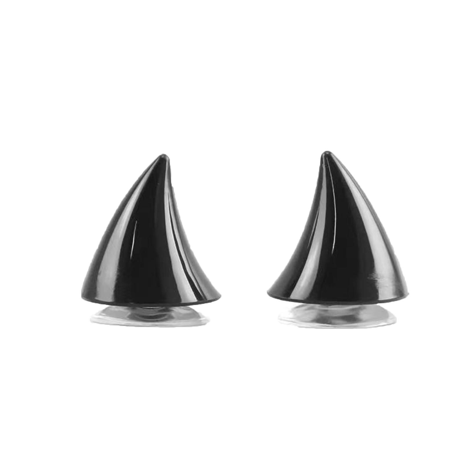 Motorradhelm Horn,Teufelshorn Helm,Hupe,Teufelshörner für Helm,Helm Dekoration Horn,Motorradhelm Horn,Helm Horn Motorradhelm Horn One Size schwarz