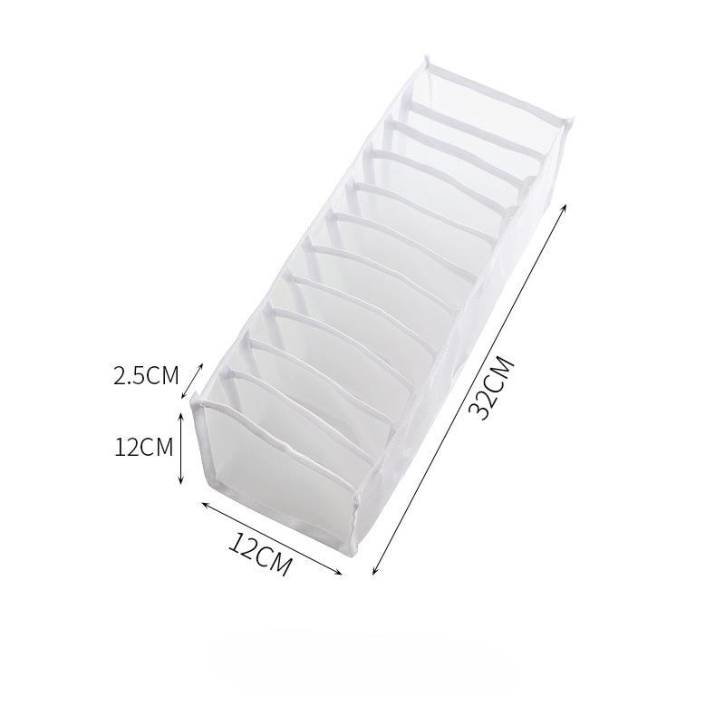 Tragbare Aufbewahrungstasche für Unterwäsche und Socken, Baby-Windel-Aufbewahrungstasche, multifunktionale Wickeltasche für Neugeborene, Home-Organizer weiß