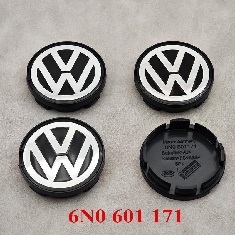 Heiß 4 Stück 55mm 56mm VW Logo Auto Radnabendeckel Für Volkswagen VW Santana Bora Jetta Felgen Nabenkappe Kappen 6N0601171 Zubehör white