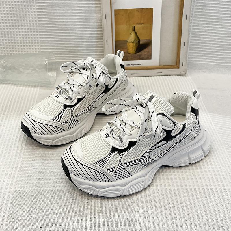 Damen Luxus Sneaker Mesh Atmungsaktive Schuhe für Damen Sport Laufen Casual Damen Fitness Vulkanisierte Schuhe Körbe 40