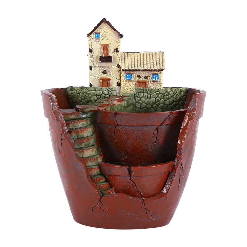 1 stücke Hängenden Garten Form Harz Blumentopf Für Pflanzen Sukkulenten Pflanzen Garten Dekoration Heißer