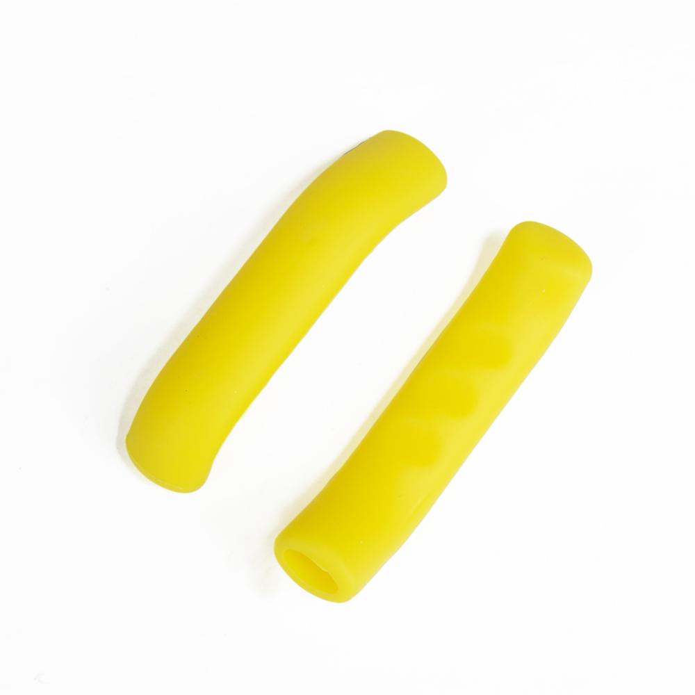 Fahrradbremsgriffabdeckung Silikon MTB Griffe Fahrradlenker Schutzabdeckung Anti-Rutsch-Fahrradschutzausrüstung Fahrradzubehör gelb
