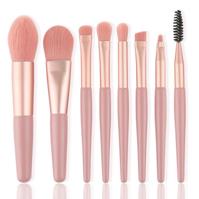 8 Stücke Kosmetik Foundation Blush Puder Lidschatten Blending Make-Up Pinsel Weiche Flauschige Make-Up Pinsel Beauty Tools Make-Up Pinsel