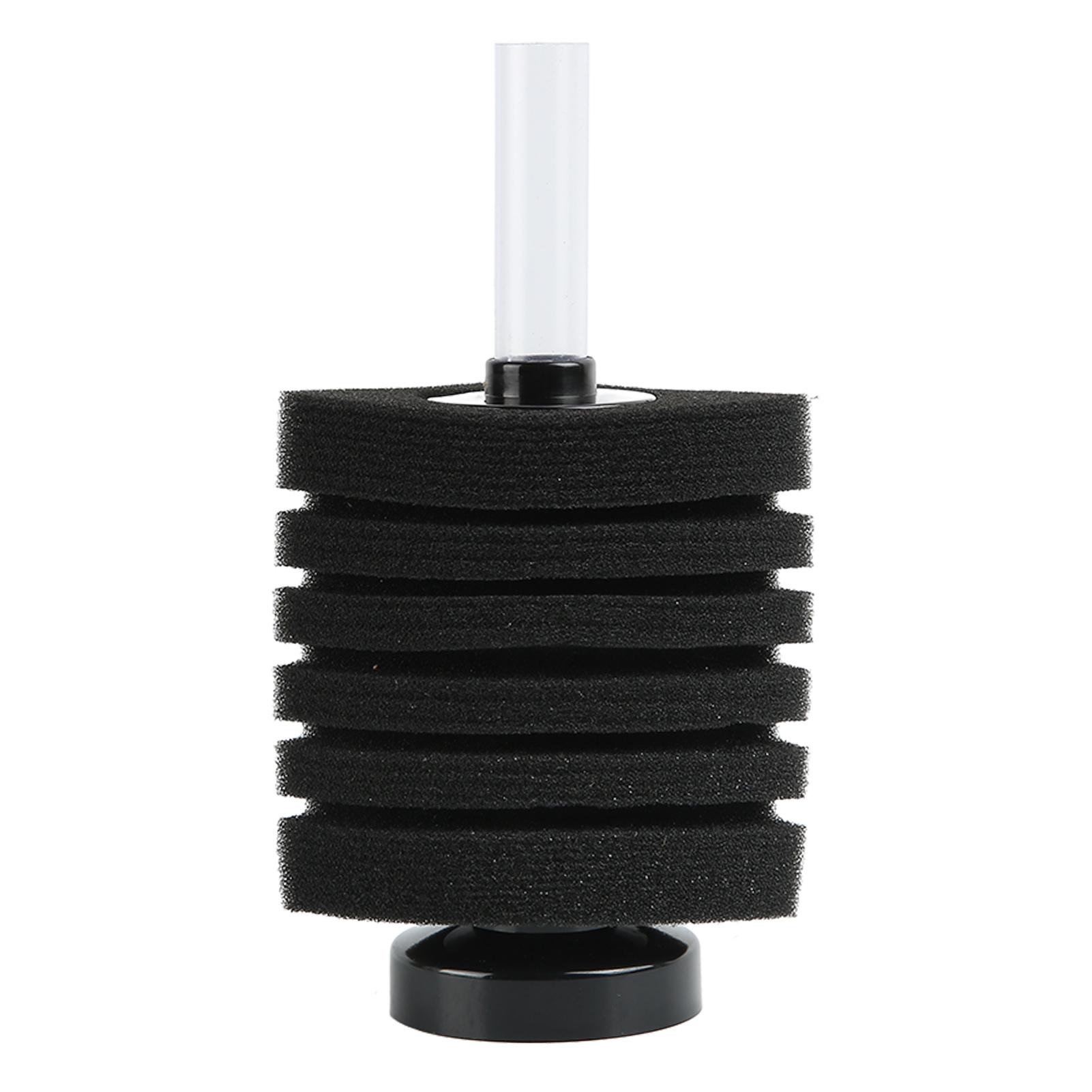 Aquarium Eckschwammfilter Doppelfiltration Einfache Reinigung Bio Schwamm Eckfilter für Zierfische