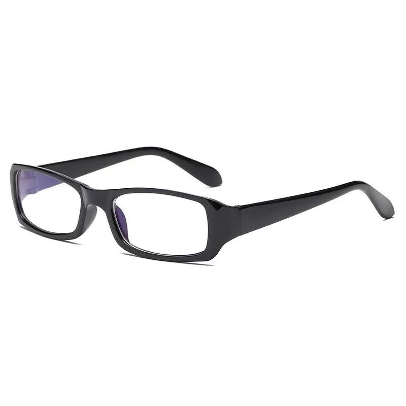 Japanische quadratische kleine schwarze quadratische Brille Y2K Süß Cool Spicy Girl Blaulichtfilter Cosplay Fotografie Brille schwarz