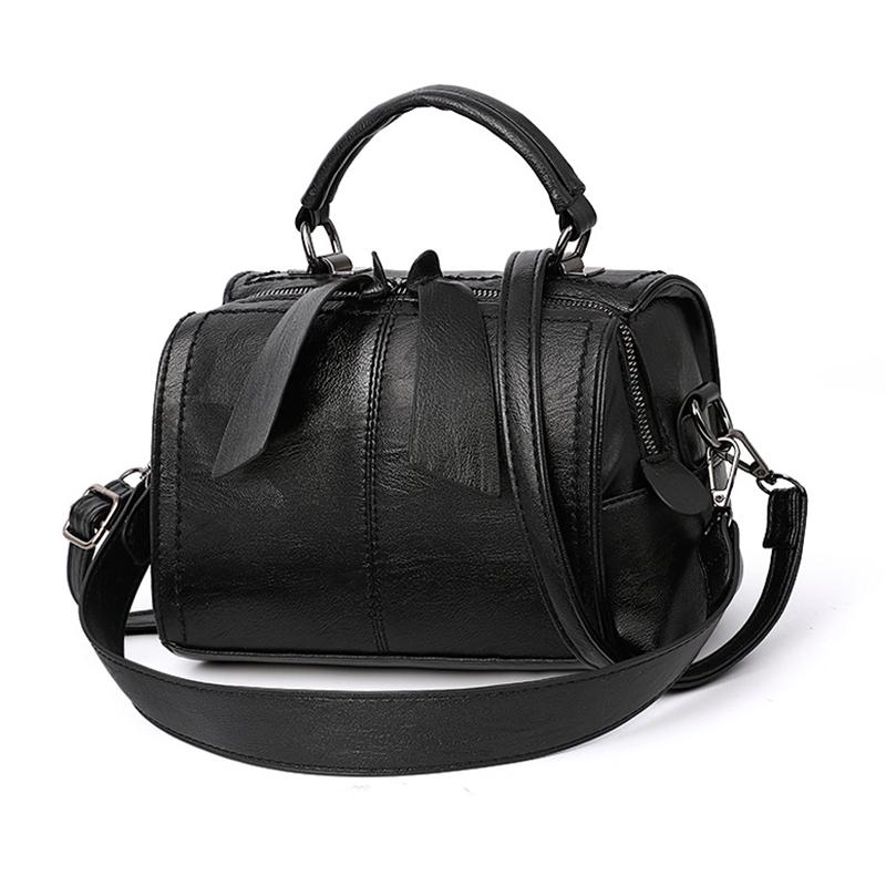 Damen Umhängetasche Hochwertige Umhängetaschen Designer PU Leder Damen Handtaschen Tote 20*13*16cm schwarz