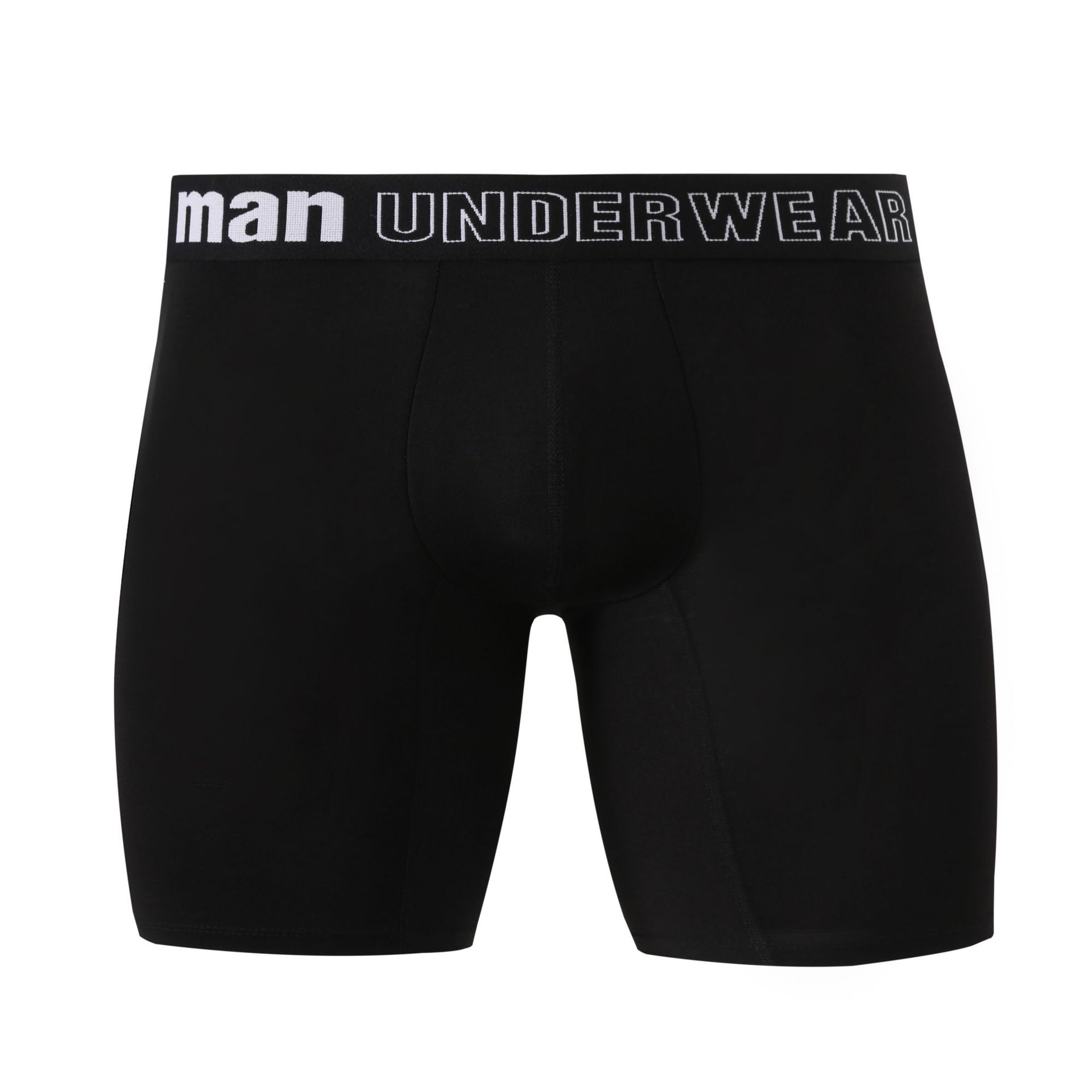 1 Pcs Sommer Große Größe Männer Unterwäsche Boxer Briefs Höschen Mode Knickers Bambus Faser Unterhose Antibakterielle Unterwäsche M schwarz
