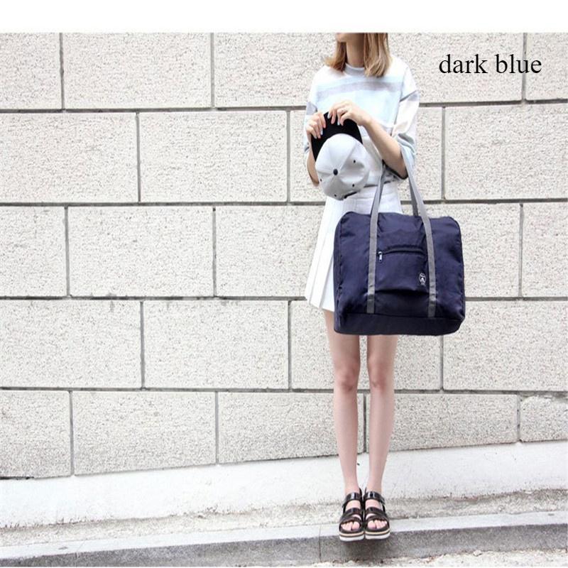 Wasserdichte Gepäckaufbewahrungstaschen, Koffer, Reisetasche, Handtasche, große Reisetasche, Organizer-Tasche dunkelblaue