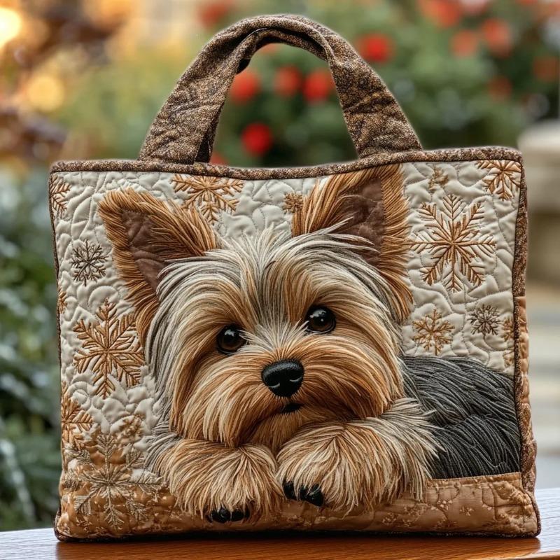 Langlebige Lässige Handtasche für Reisen, Einkaufen und den täglichen Weg zur Arbeit – Neu eingetroffene Handtasche mit Digitaldruck und Modischem Gestepptem Tote-Design 38x35x10cm black