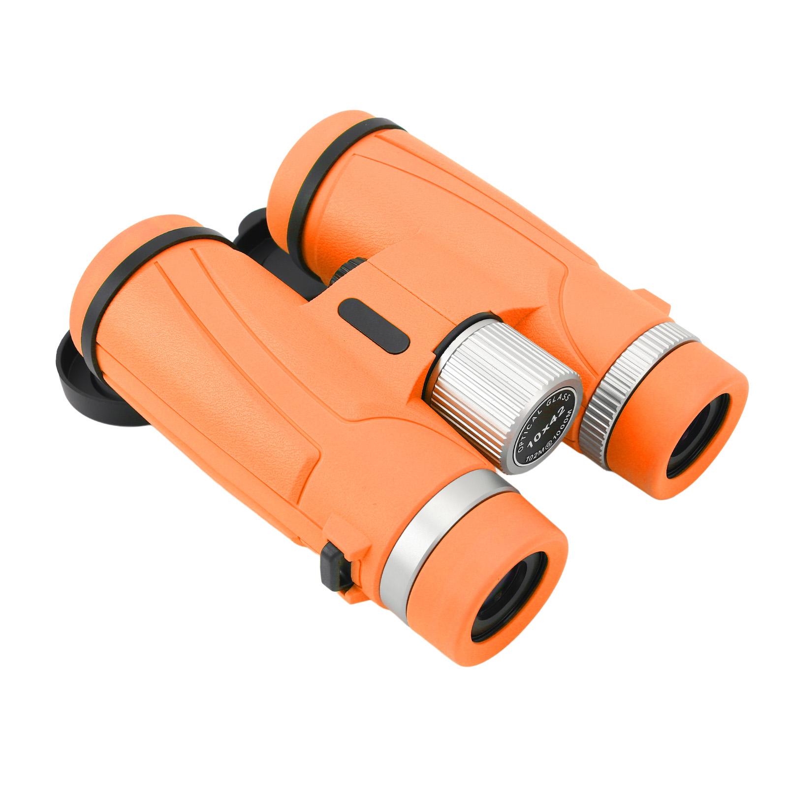 10x42 Fernglas für Erwachsene Kinder Gummi HD Kompaktfernglas für Vogelbeobachtung Outdoor-Reisen