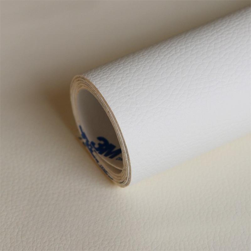 Selbstklebendes Lederreparaturband Nylon-Rückseite Möbel Autositze Sitze für Elektrofahrzeuge Reparatur Klebeband 20cm*120cm weiß