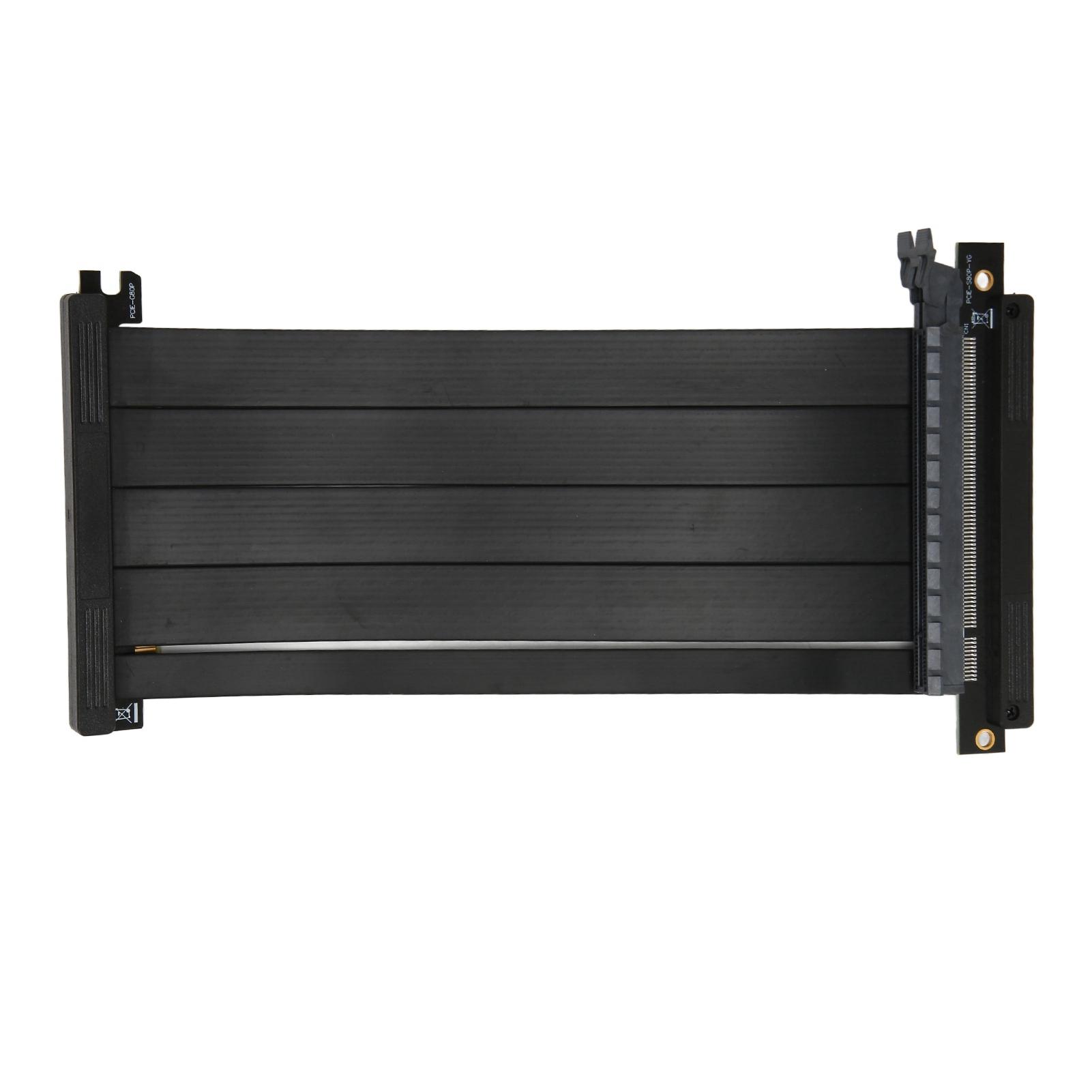 Grafikkarten-Verlängerungskabel Dual Reverse Ultra PCIE4.0 X16 Riser-Kabel geschirmt High Speed