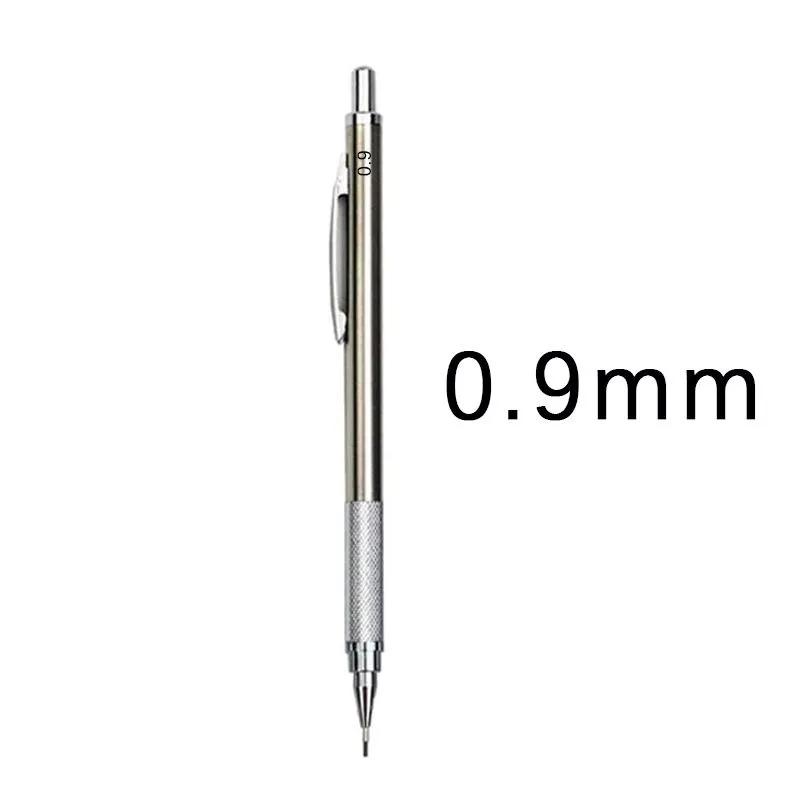 0,3/0,5/0,7/0,9/1,3/2,0/3,0 mm/7-teiliges Druckbleistift-Set aus Vollmetall, für Kunst, Zeichnen, Malen, automatischer Bleistift mit Minen, Büro- und Schulbedarf 0.9mm