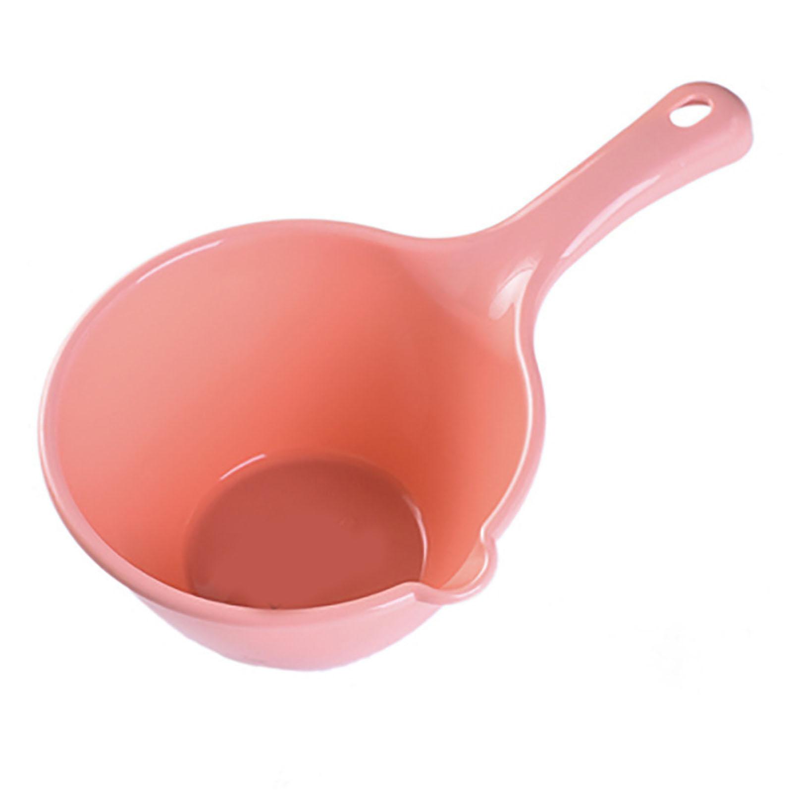 Kunststoff Wasser Schöpfkelle Bad Schöpfkelle Dipper Wasser Bad Scoop Bad Wasser Scoop Cup Hause Unverzichtbar für rosa