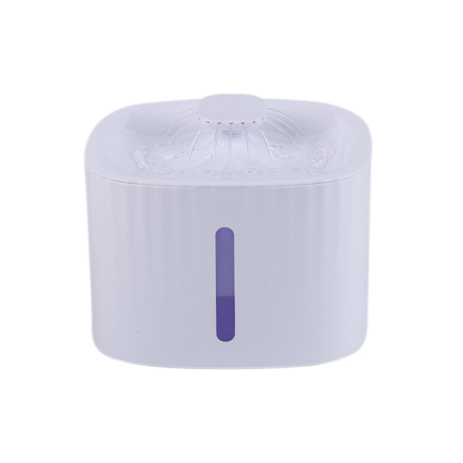 Automatischer Wasserspender für Haustiere, 3 l, LED-Wasserstandsanzeige, geräuschloser Wasserspender für Katzen, Hunde und andere Haustiere No LED Type