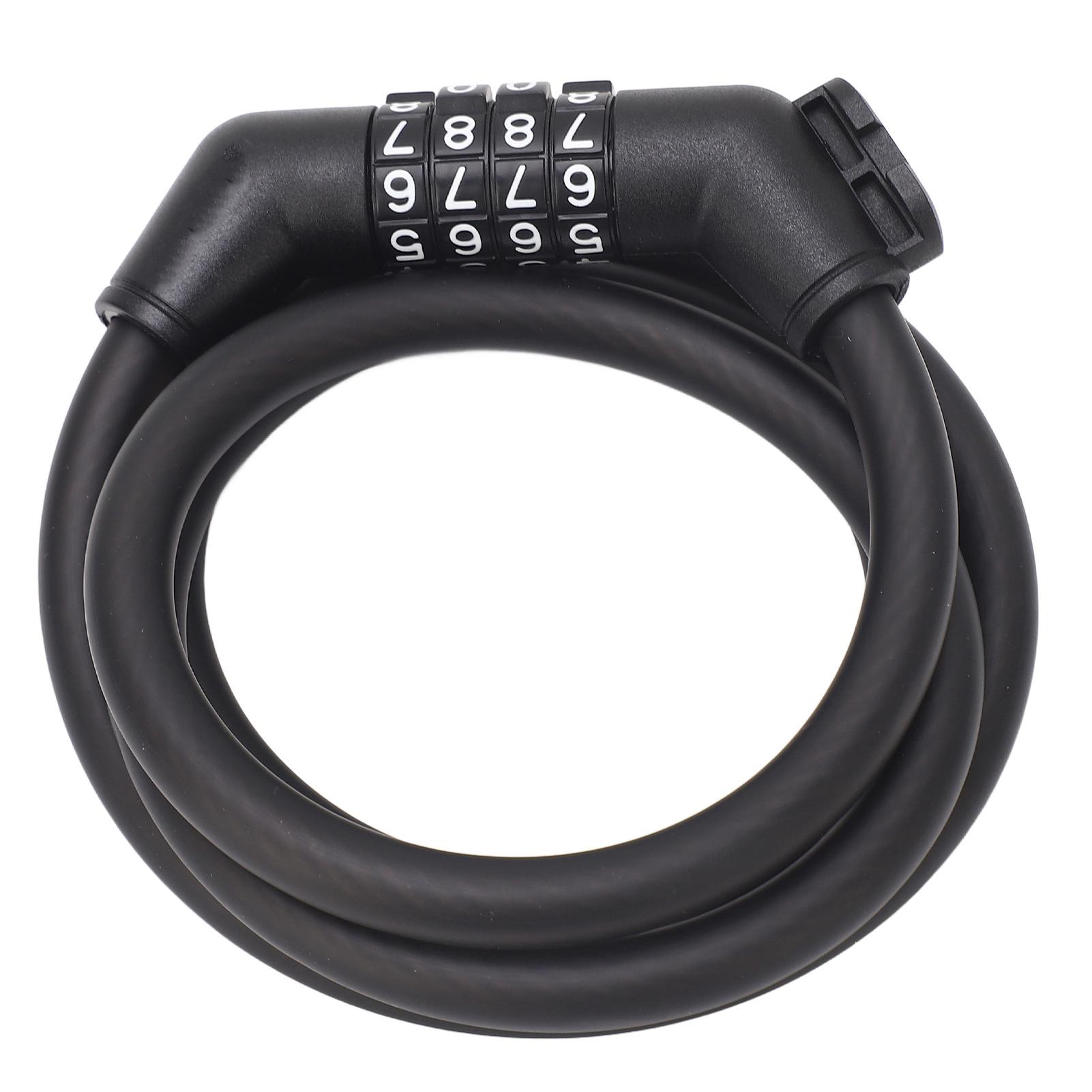 Fahrrad Kabelschloss Diebstahlsicherung Passwortschloss Sicherheitskombinationsschloss für Mountainbike Elektro-Motorrad Roller