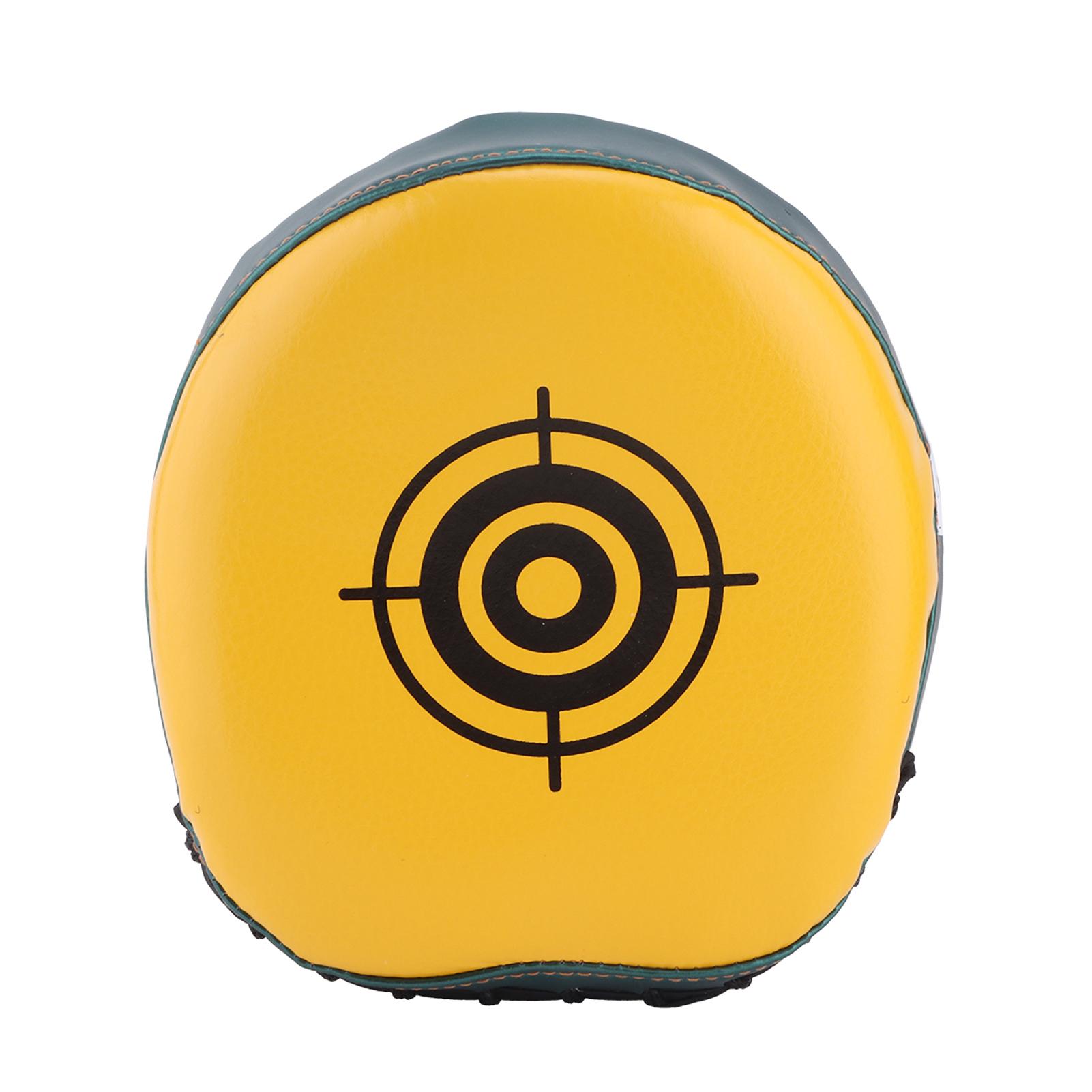 Boxen Gebogene Fokus Schlagpolster Kinder Mini Boxhandschuhe Polster Boxen Zielpolster Gelb