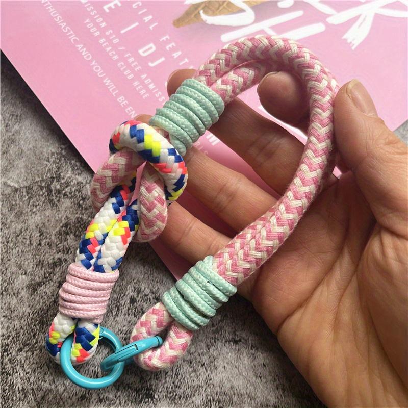 Schlüsselanhänger Kontrastfarbe Schlüsselanhänger Zubehör Luxus Auto Schlüsselanhänger Taschenanhänger für Handtaschen Exquisites Geschenk Freund Schlüsselanhänger rosa