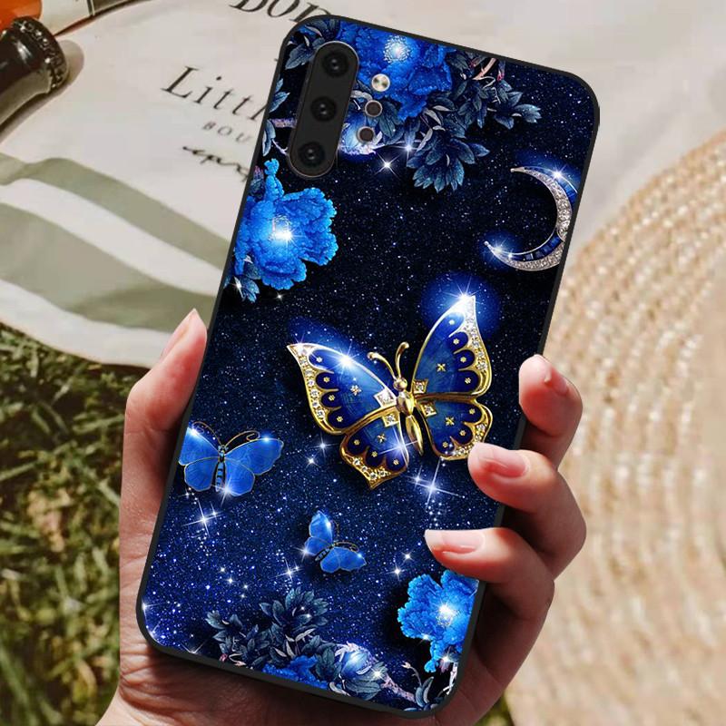 für Samsung Note 10 Plus Hülle Silikon Rückseite für Samsung Galaxy Note 10 Plus Note10 Pro Hülle Note 10 + Schutzhüllen for Note 10 Plus