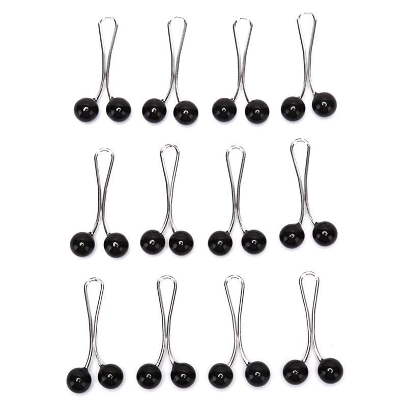 12 Stücke Neueste Dame Muslimischen Schal Hijab Clips Vielseitige Perle Schal Brosche Pin Kopftuch Schal Schal