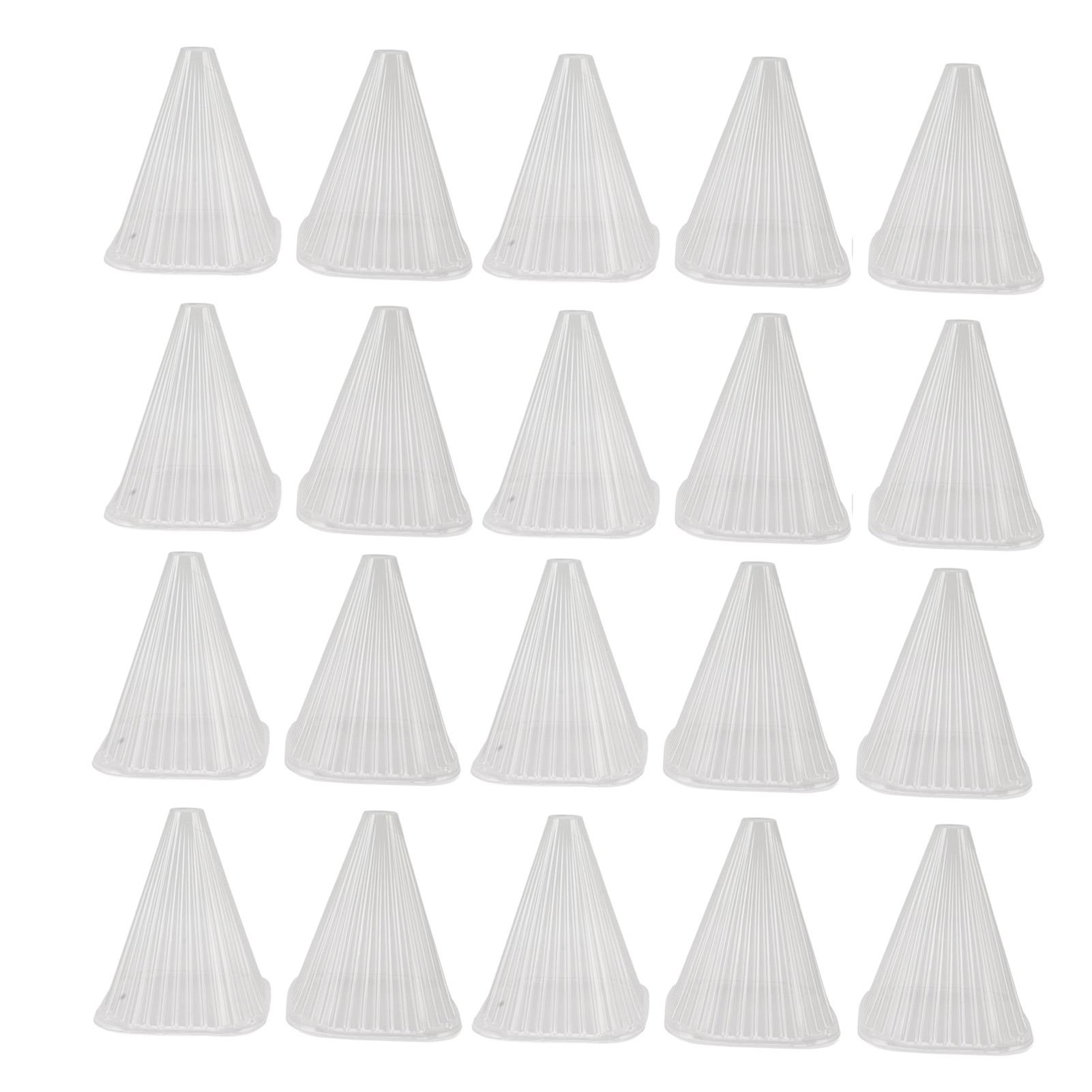 20Pcs Garten Cloche Frost Schutz Transparent Rechteckige Wiederverwendbare Cloche Anlage Glocke Abdeckung