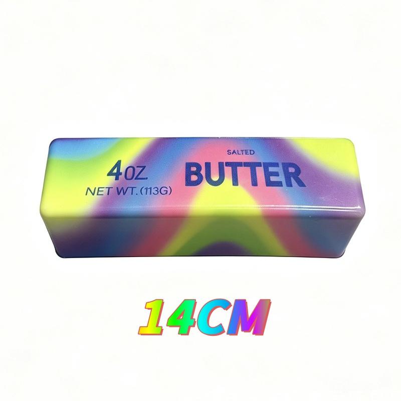 14/23cm Butterstange Fidget Spielzeug Squishy Elastischer Käse-Stab Lustiges Dekompressions-Spielzeug zur Linderung von Stress und Angst Knet-Streich-Spielzeug Entspannend