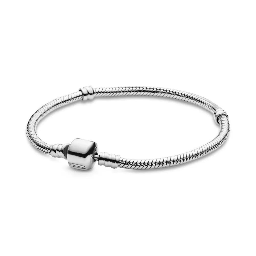 Neues 925 Silber Armband Glänzendes Herz Armband Moment Armband Für Frauen Passend Original Charm Schmuck Liebesgeschenk PAB029-17 white