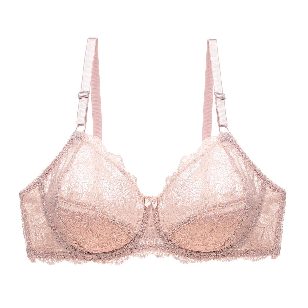 Damen-BH, Spitze, Blumen-Bralette, Dessous, Bügel-BHs, ungefüttert, Unterwäsche, Büstenhalter in Übergröße 85C khaki