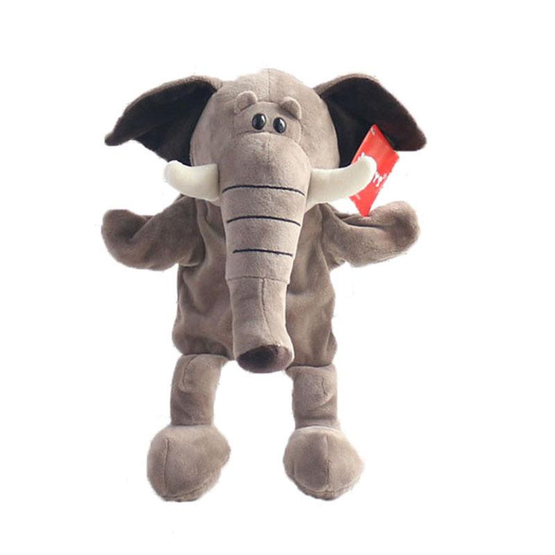 Tierhandpuppen Cartoon Plüschtier Elefant Schildkröte Löwe Geschichte erzählen für Baby Niedliche Handpuppen Puppe Frühe Bildung Kinderspielzeug 30cm-35cm