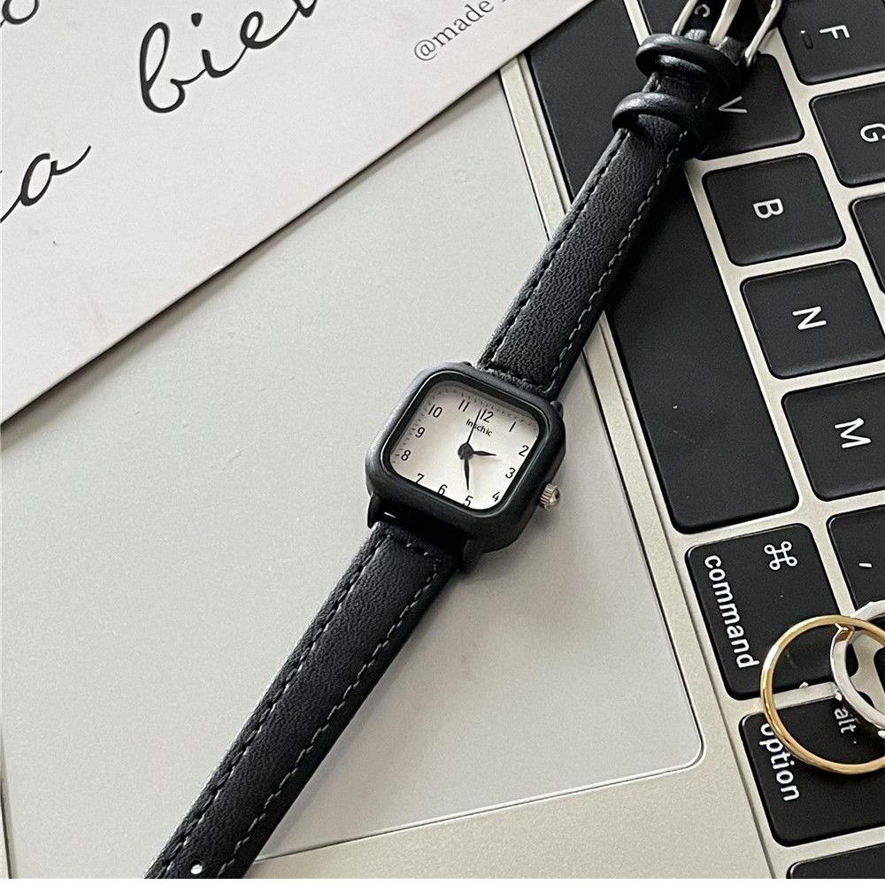 Damen Elegante Uhren mit kleinem Zifferblatt Top Marke Damen Quarz Armbanduhren Original Design Damen Beste Geschenke Uhr schwarz
