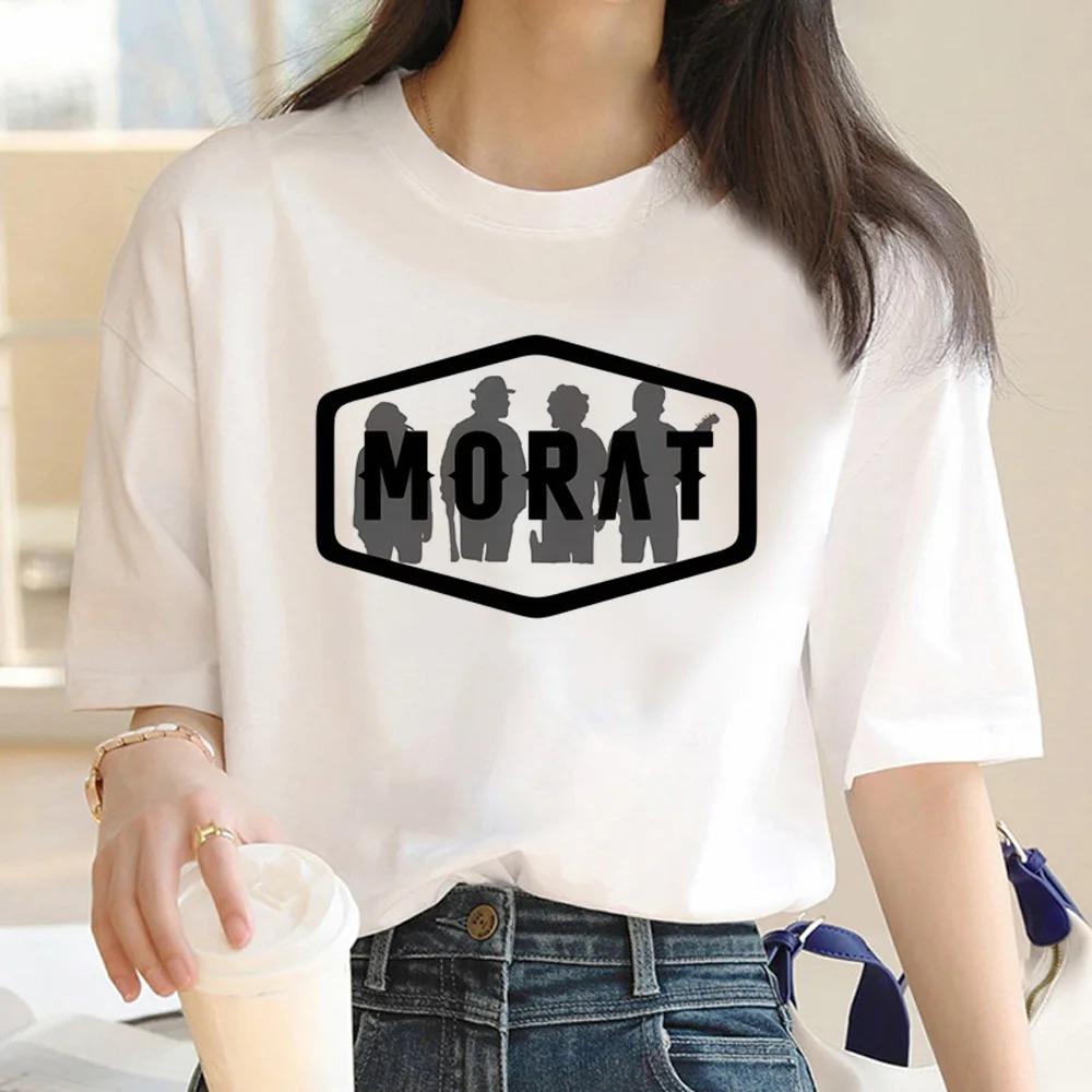 Morat T-Shirts Damen Sommer Designer T-Shirt Mädchen Grafik Comic Streetwear Kleidung Damen Kleidung M black