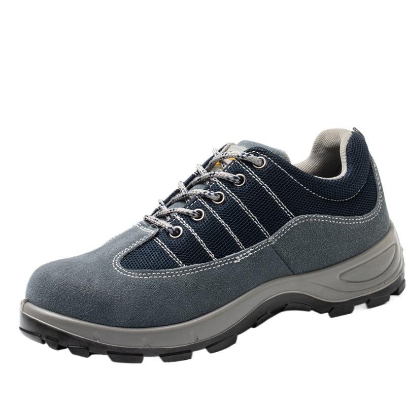 Arbeitsschuhe Herren Anti-Quetsch- und Durchstichschutz Verschleiß Vier-Jahreszeiten Atmungsaktive Sicherheitsschuhe Leicht, Weich und Bequem Arbeitsschuhe 46