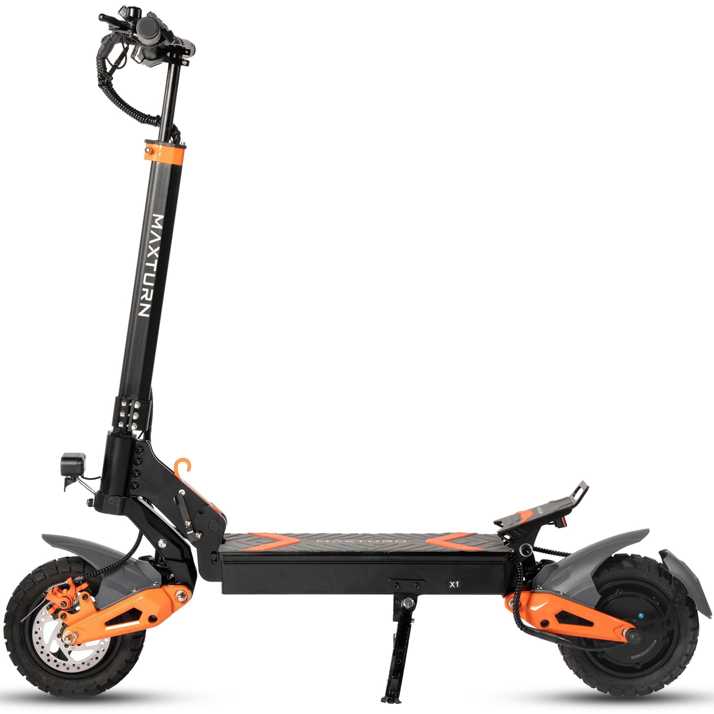 MAXTURN X1 1000W Motor Faltbarer Elektroroller für Erwachsene 48V15.6Ah Batterie Offroad-Reifen Outdoor-Fahren E-Scooter