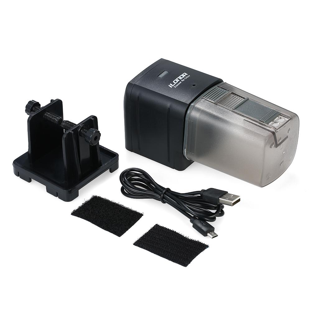 Automatischer Fischfutterautomat, Aquarium-Futter-Timer, Fischfutterspender, verstellbarer Ausgang, App-Steuerung