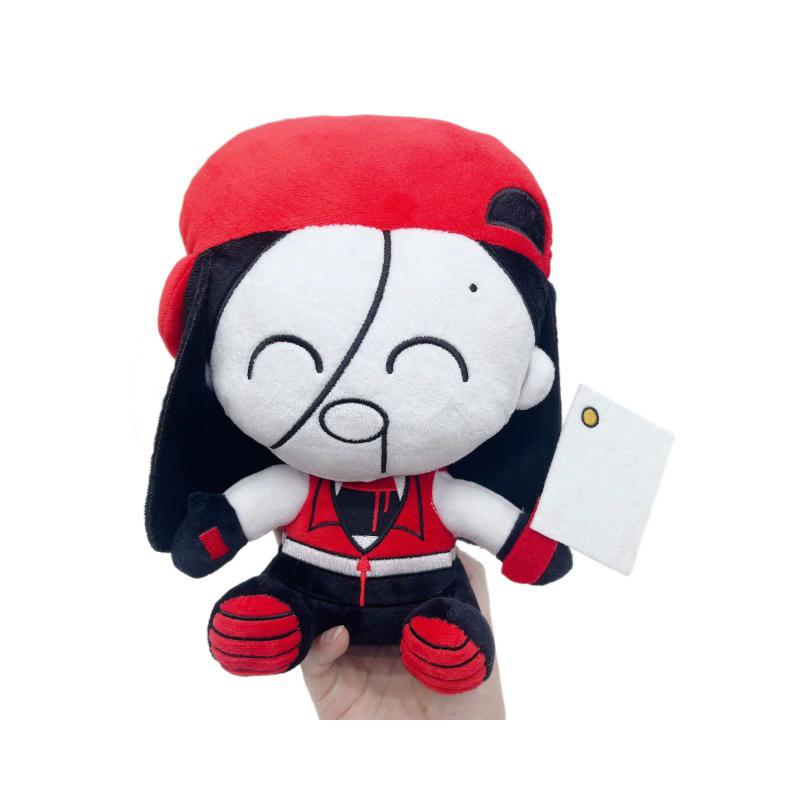 25CM Metzger Vanity Plüschtier Yixi Plüschtier Weiches Kuscheltier Niedliche Cartoon Plüschpuppe Für Kinder Erwachsene Weihnachtsgeschenke red