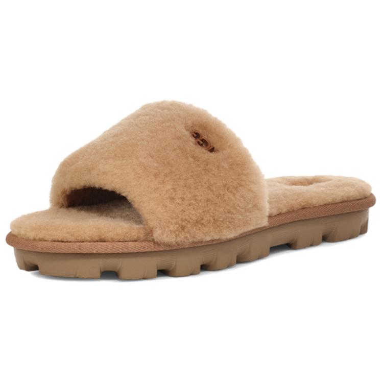 UGG Bequeme Flache Indoor Outdoor Slipper Sandalen Damen Schuhe Braun 1100892-CHE 36