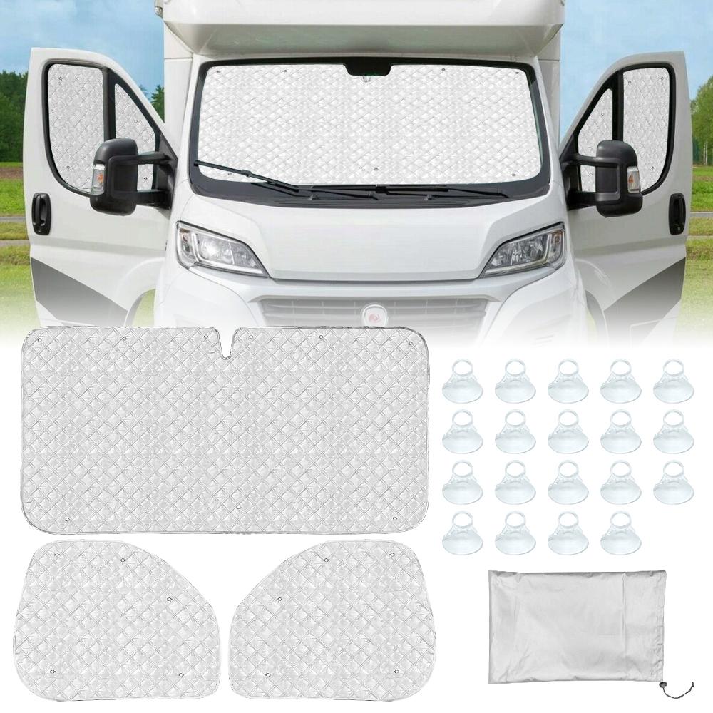 Wohnmobil Auto Innen Thermische Jalousien 7 Schichten Abdeckung Windschutzscheibe Für Fiat Ducato 2006-2026 Auto Zubehör