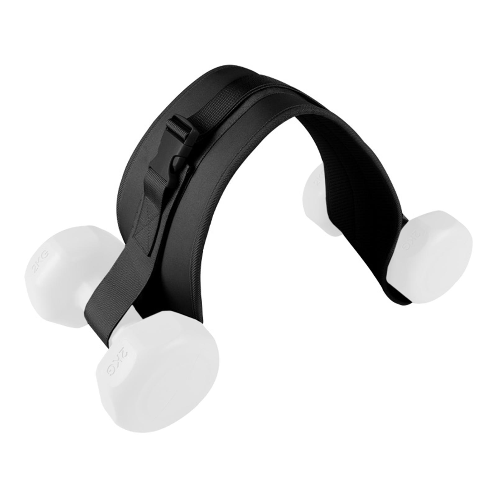 Übung Hip Thrust Gürtel Hantel Hip Thrust Band für Hanteln Kettlebells Platten schwarz